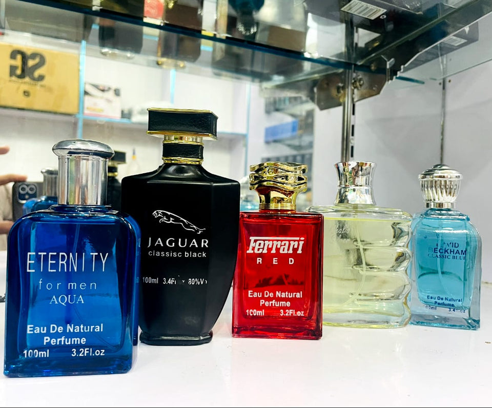5-in-1 Premium Perfume Set – Long Lasting Fragrance for Men & Women
