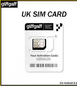 UK International SIM Card for Android & iPhone
